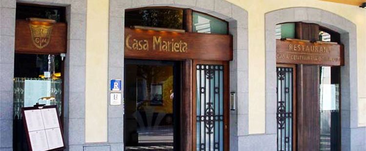 Restaurante casa Marieta. Girona accesible